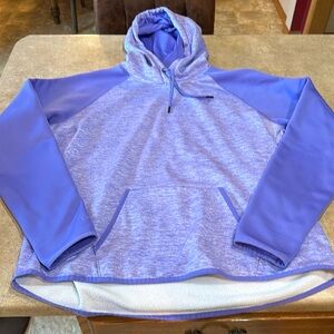 Women’s under Armour hoodie tag is out pit to pit measures about 26”